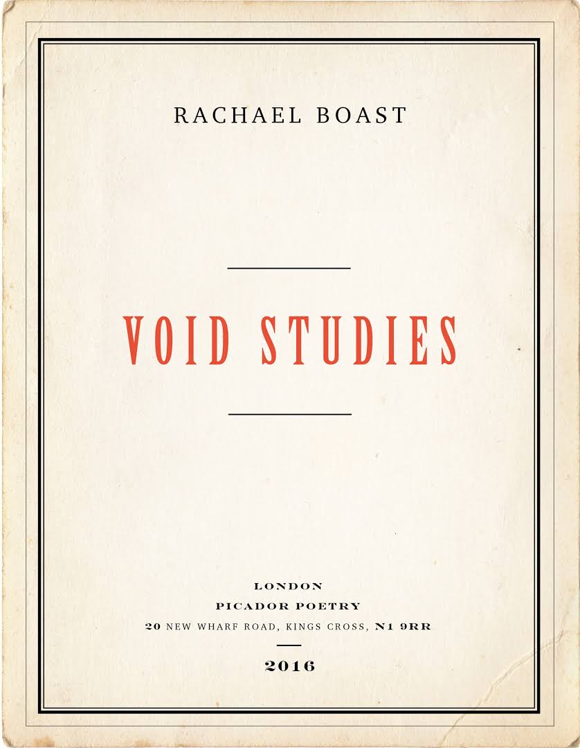 Featured image of Void Studies (Shortlisted, 2016 T E Eliot Poetry Prize)